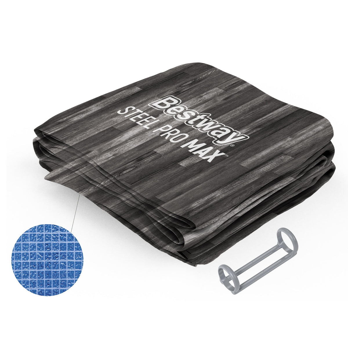 Steel Pro MAX 20' x 12' x 48" Oval Above Ground Pool Liner & Support S | Bestway
