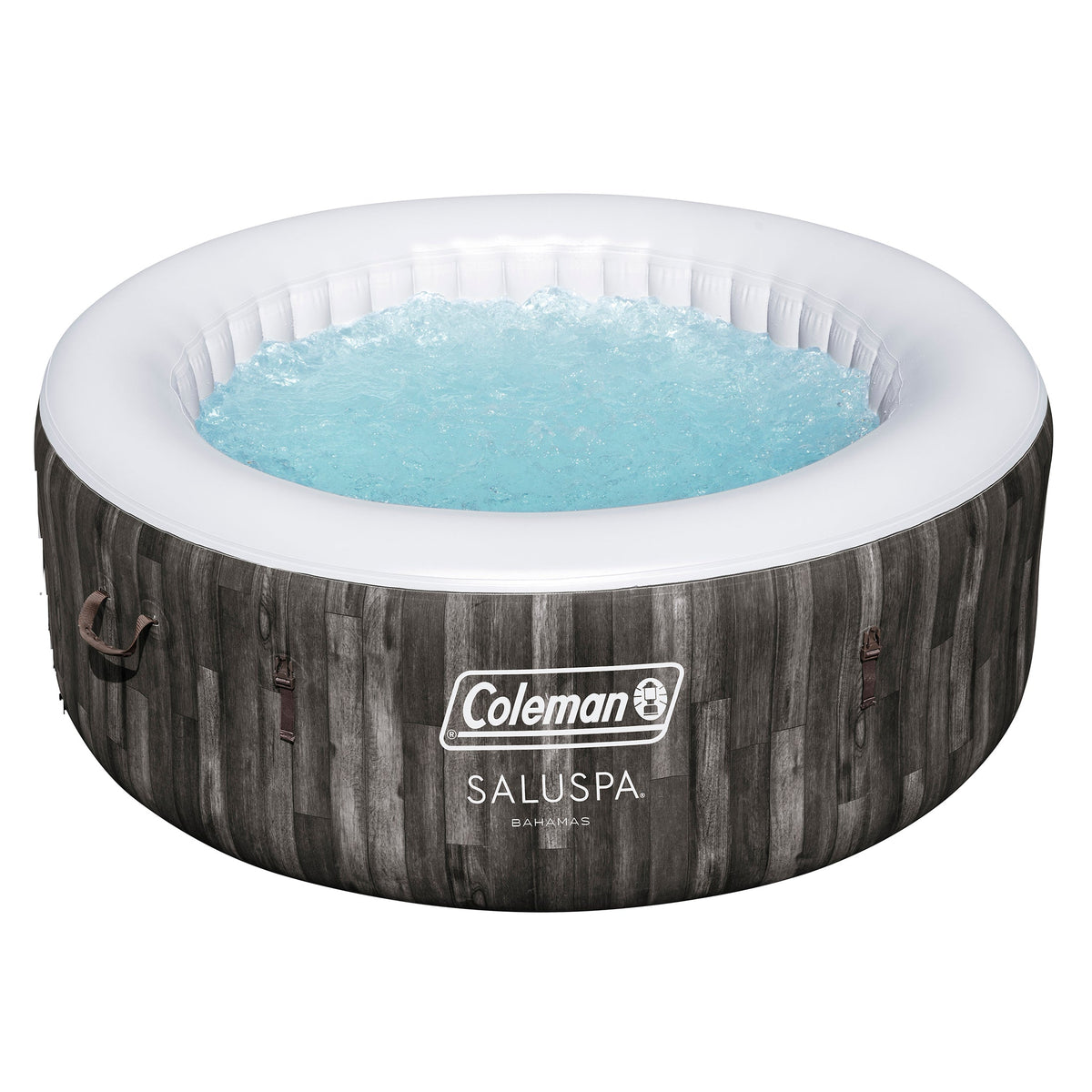 Coleman SaluSpa Bahamas AirJet Hot Tub Liner Replacement, Gray Wood | Bestway