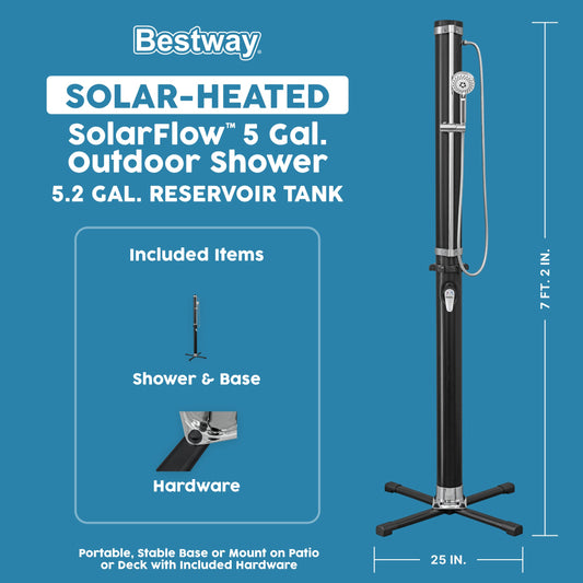 Bestway SolarFlow 5.2 Gal. Outdoor Shower | Bestway
