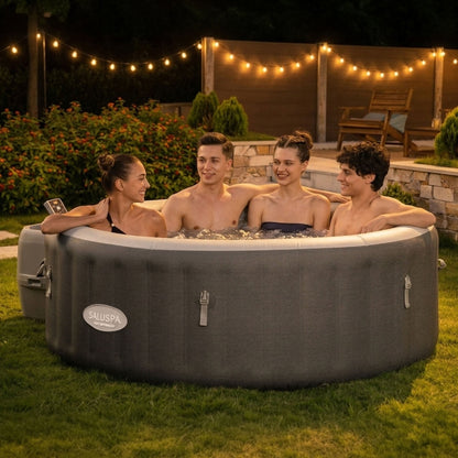 SaluSpa Hot Springs Energy-Efficient AirJet 2-4 Person Inflatable Hot | Bestway