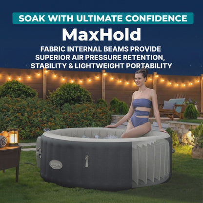 SaluSpa Hot Springs Energy-Efficient AirJet 2-4 Person Inflatable Hot | Bestway