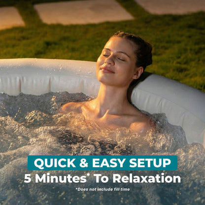 SaluSpa Hot Springs Energy-Efficient AirJet 2-4 Person Inflatable Hot | Bestway