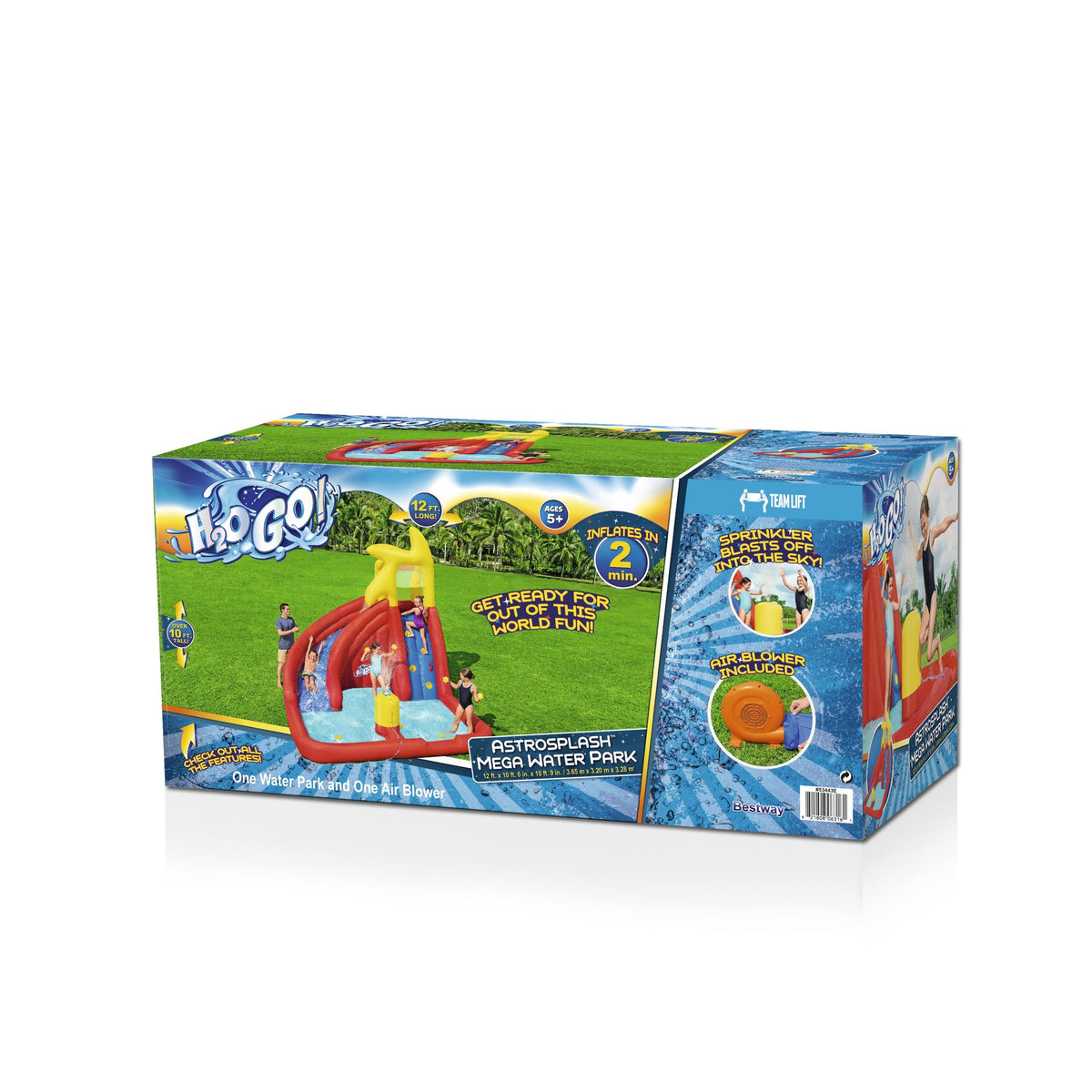 H2OGO! AstroSplash Kids Inflatable Mega Water Park 10'9" | Bestway
