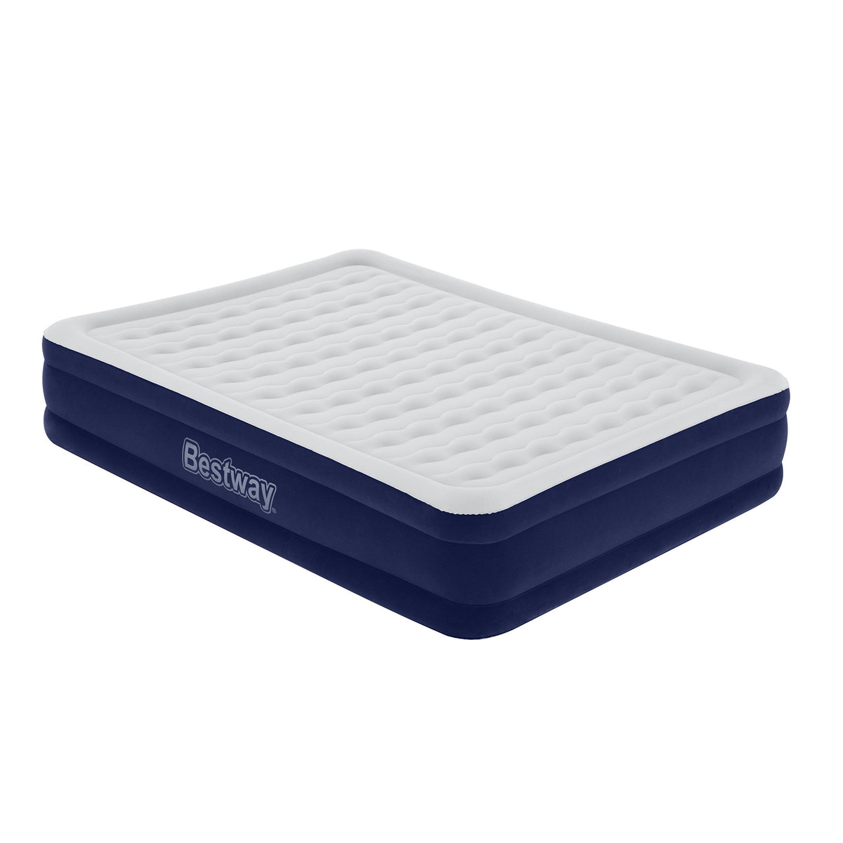 Bestway Tritech Air Mattress Queen 15" with Built-in AC Pump Included | Bestway