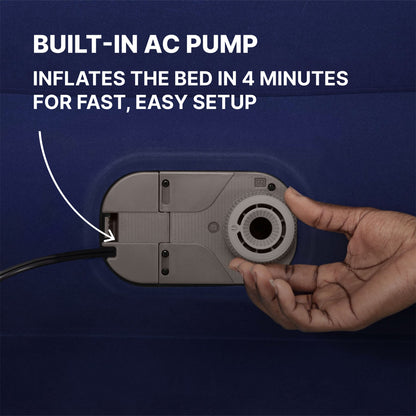 Bestway Tritech Air Mattress Queen 15" with Built-in AC Pump Included | Bestway