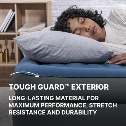 Bestway Tough Guard Air Mattress Twin 18" with Built-in AC Pump | Bestway