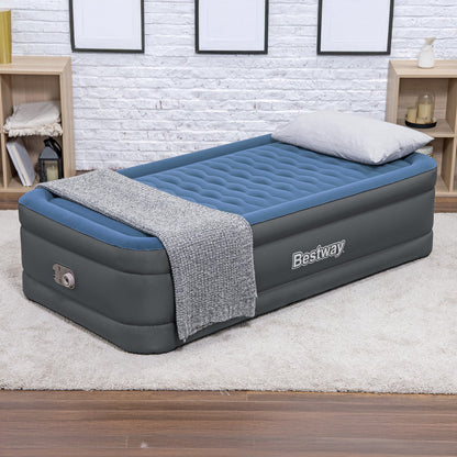 Bestway Tough Guard Air Mattress Twin 18" with Built-in AC Pump | Bestway