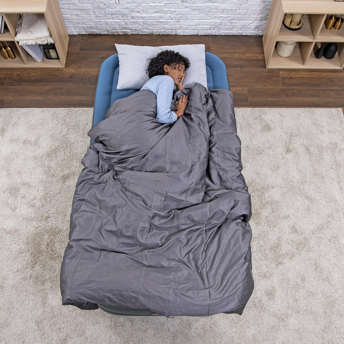 Bestway Tough Guard Air Mattress Twin 18" with Built-in AC Pump | Bestway
