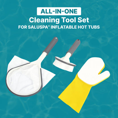 Bestway SaluSpa All in One 3 Piece Cleaning Tool Set for Spa | Bestway