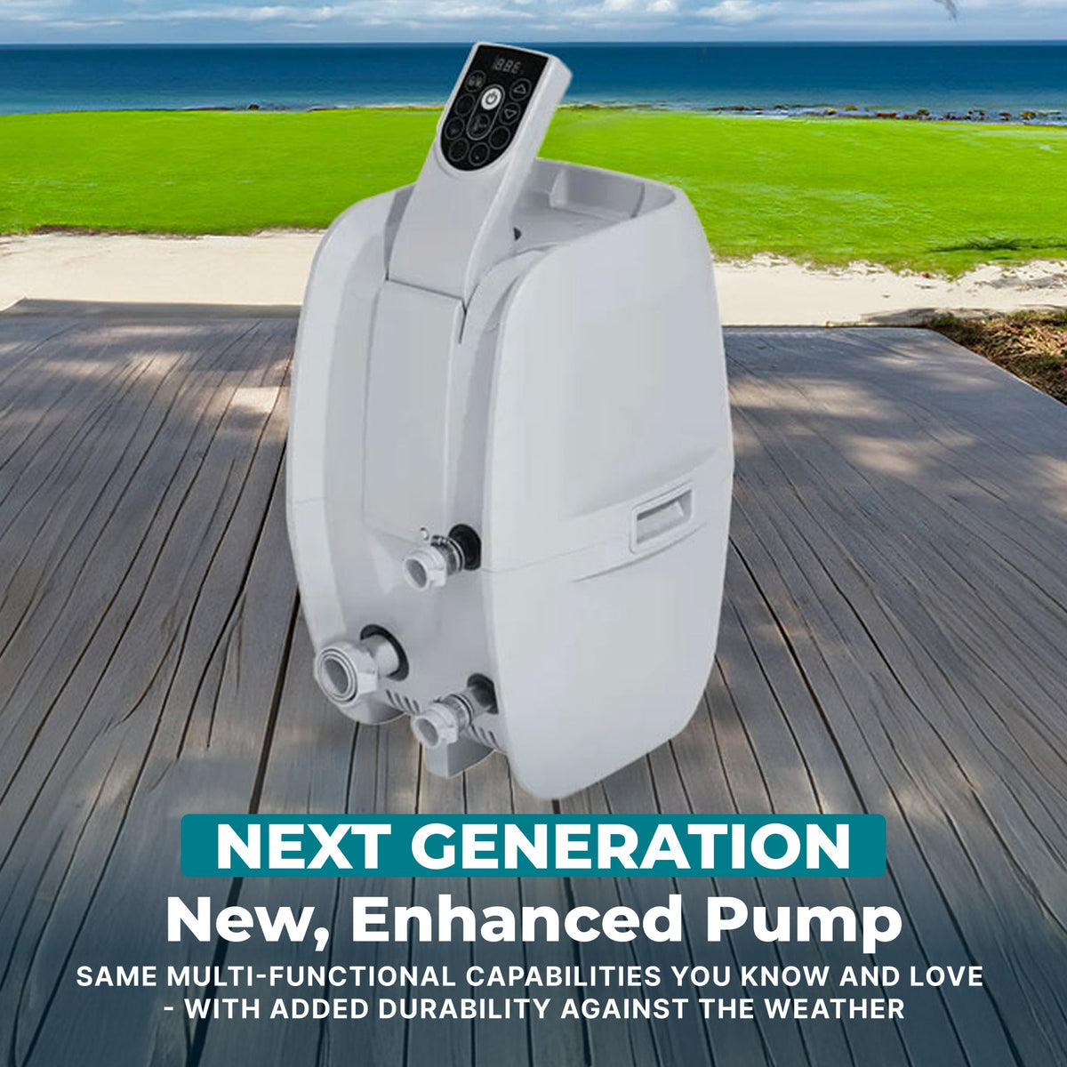 SaluSpa AirJet Smart Hot Tub Heater Pump with App-Control | Bestway