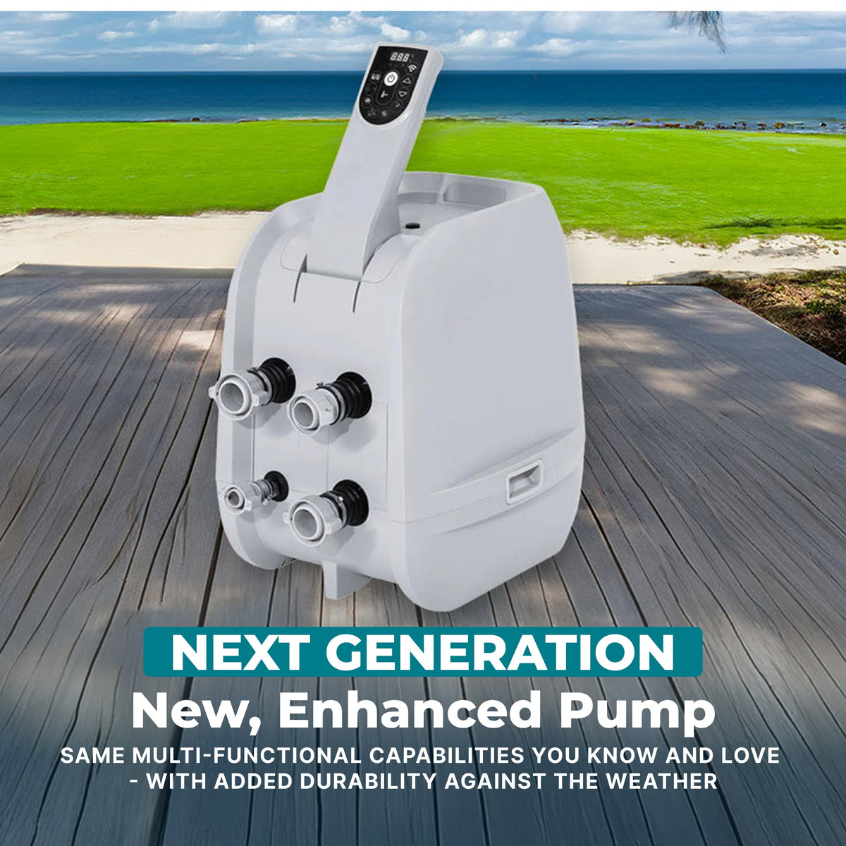 SaluSpa HydroJet Pro Smart Hot Tub Heater Pump with App-Control | Bestway