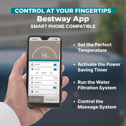 SaluSpa HydroJet Pro Smart Hot Tub Heater Pump with App-Control | Bestway