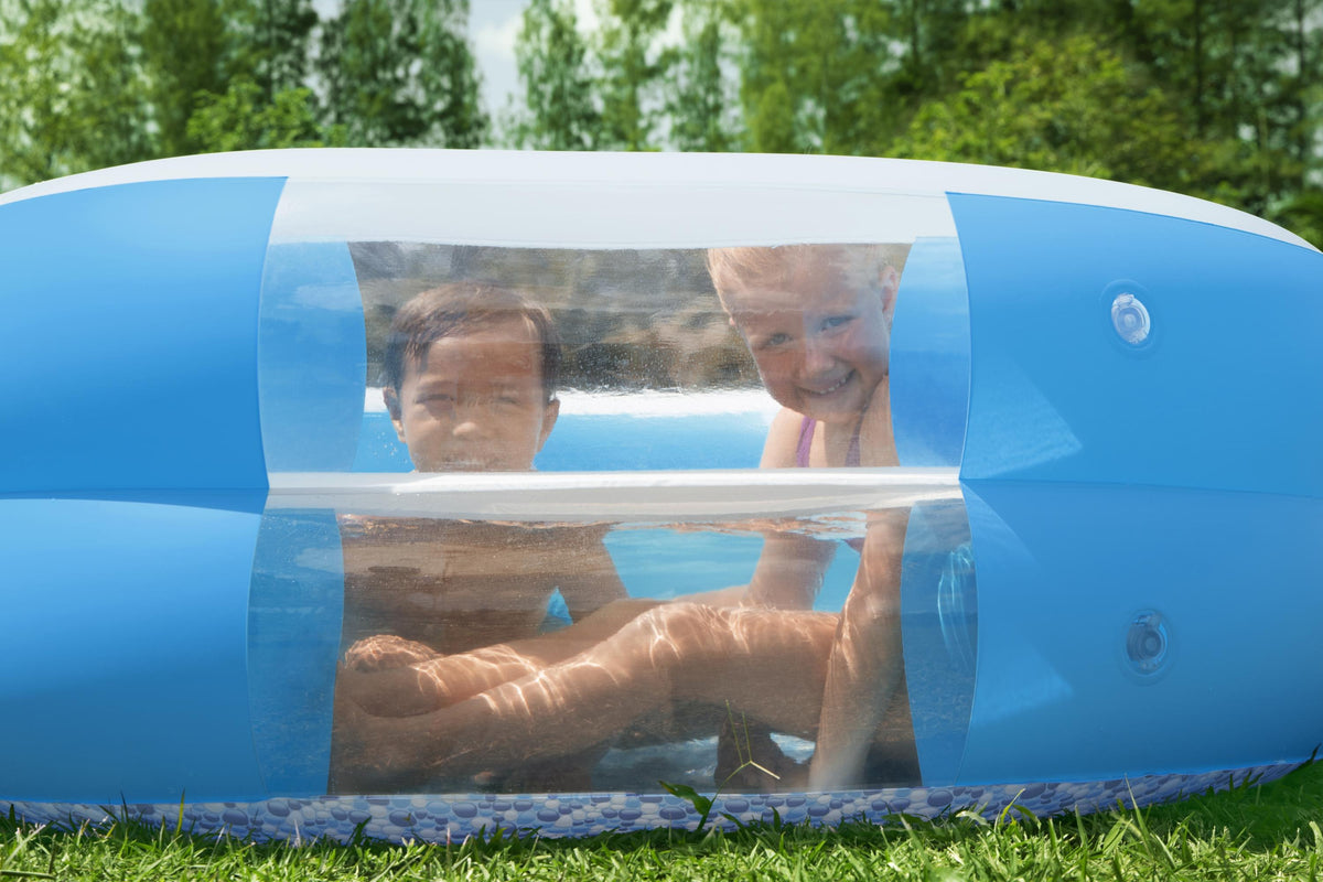 H2OGO! Splashview 8' Inflatable Family Pool With See-Through Window | Bestway