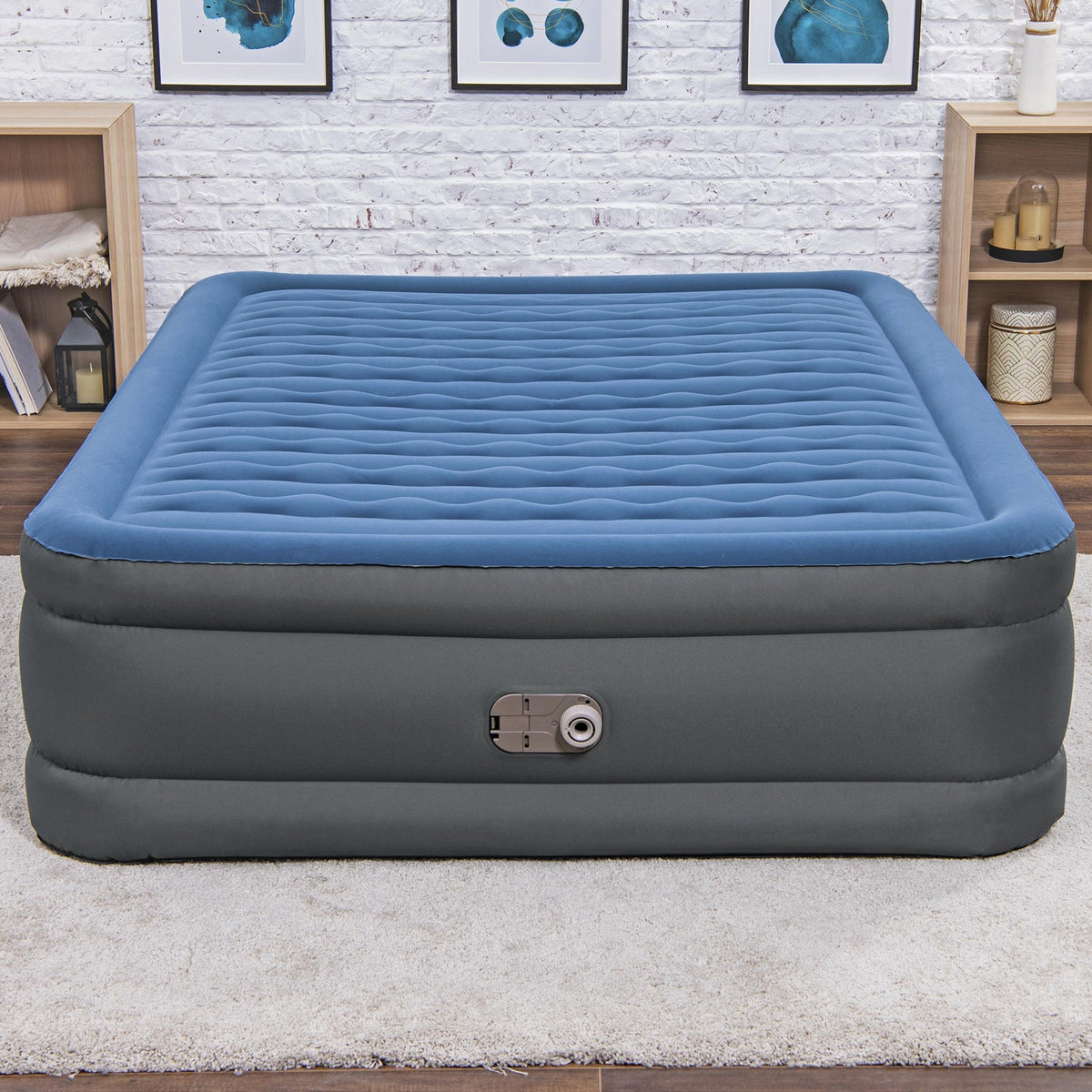 Bestway Tough Guard Air Mattress Queen 18" with Built-in AC Pump | Bestway
