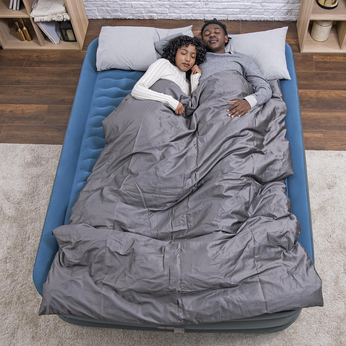 Bestway Tough Guard Air Mattress Queen 18" with Built-in AC Pump | Bestway