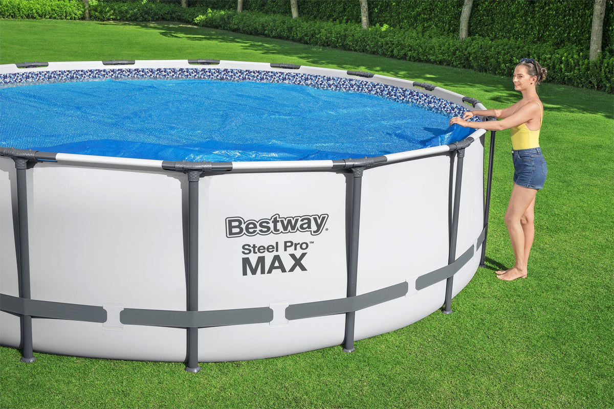 Bestway Round Solar Pool Cover for 18' Above Ground Pools | Bestway