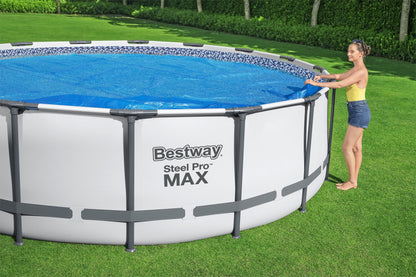 Bestway Round Solar Pool Cover for 18' Above Ground Pools | Bestway