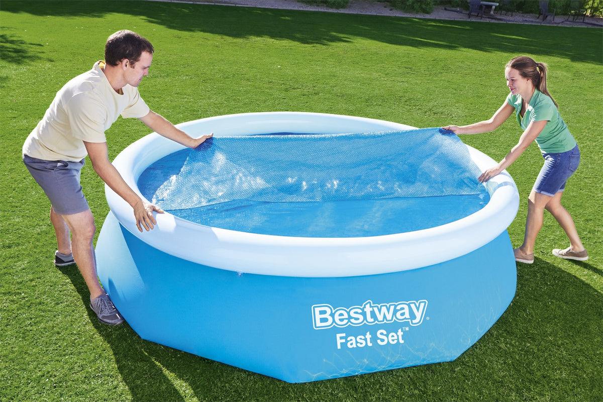 Bestway Round Solar Pool Cover for 10' Above Ground Pools | Bestway