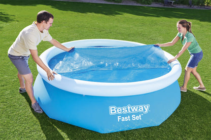 Bestway Round Solar Pool Cover for 10' Above Ground Pools | Bestway