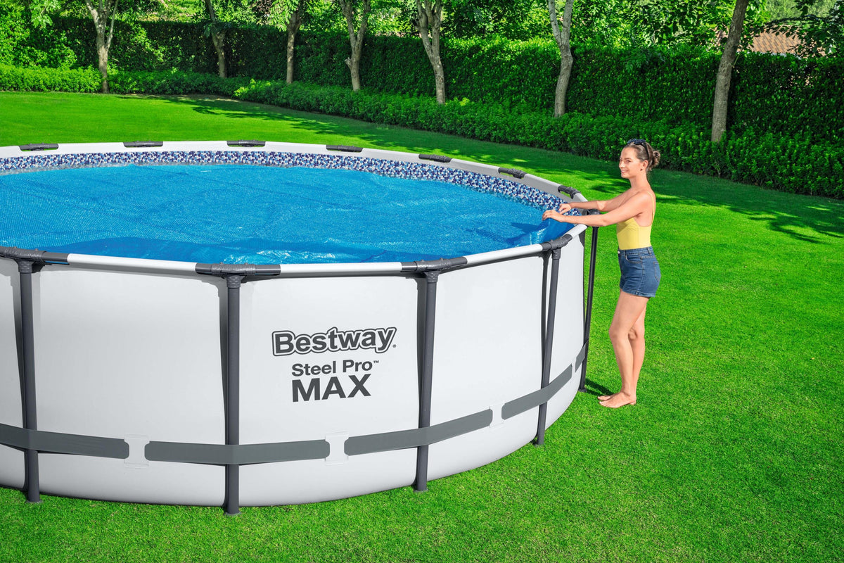 Bestway Round Solar Pool Cover for 13', 14' & 15' Above Ground Pools | Bestway