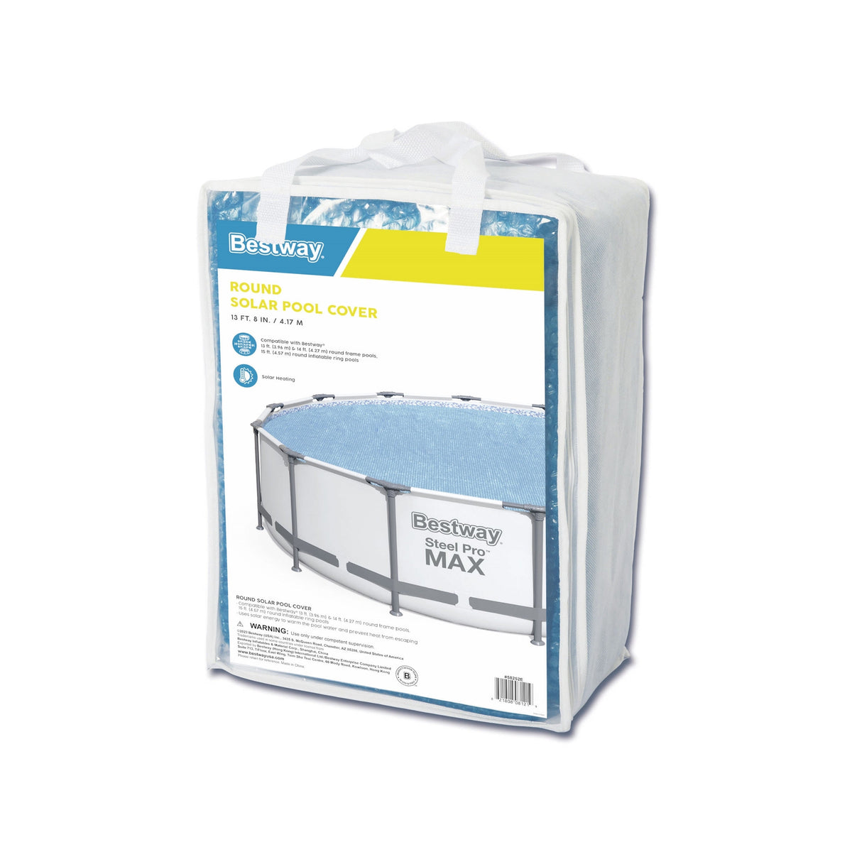 Bestway Round Solar Pool Cover for 13', 14' & 15' Above Ground Pools | Bestway