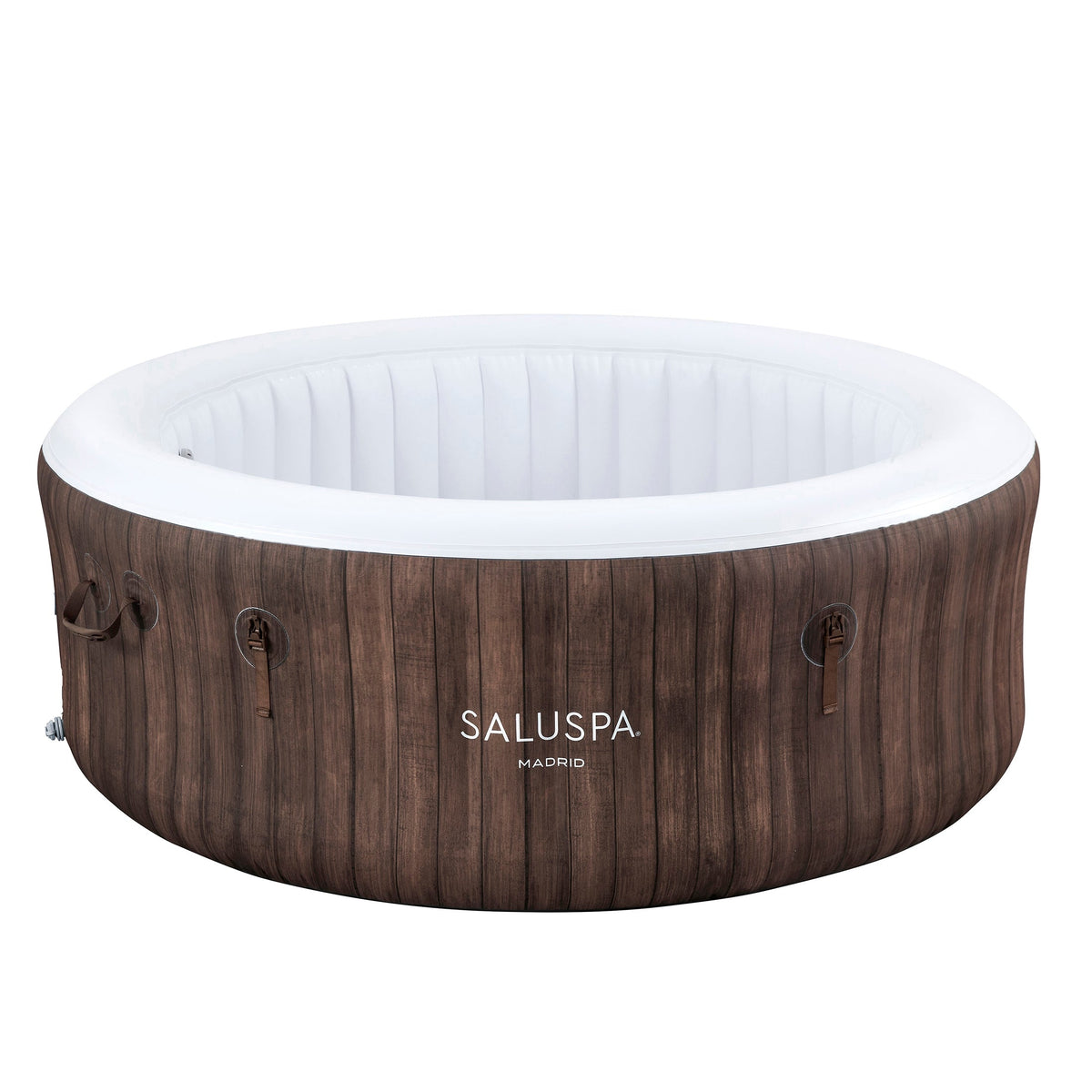 SaluSpa Madrid AirJet Hot Tub Liner Replacement, Brown Wood Grain | Bestway