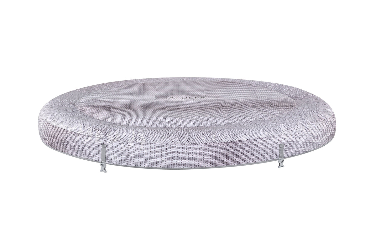 SaluSpa Cancun AirJet Hot Tub Top Cover Replacement, Gray Wicker | Bestway