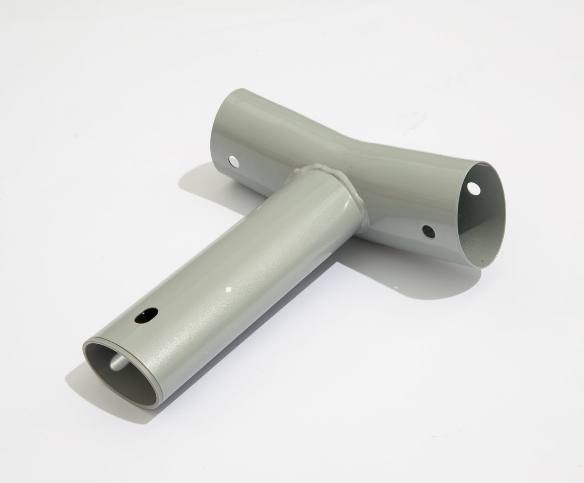 Coleman & Power Steel Above Ground Pool T-Connector Replacement, Gray | Bestway